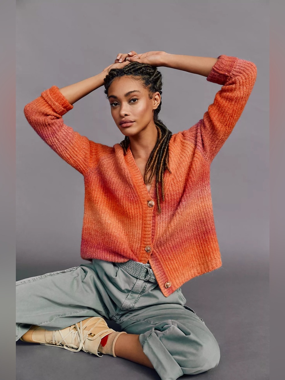 Anthropologie Maeve Hallie Space-Dyed Cardigan